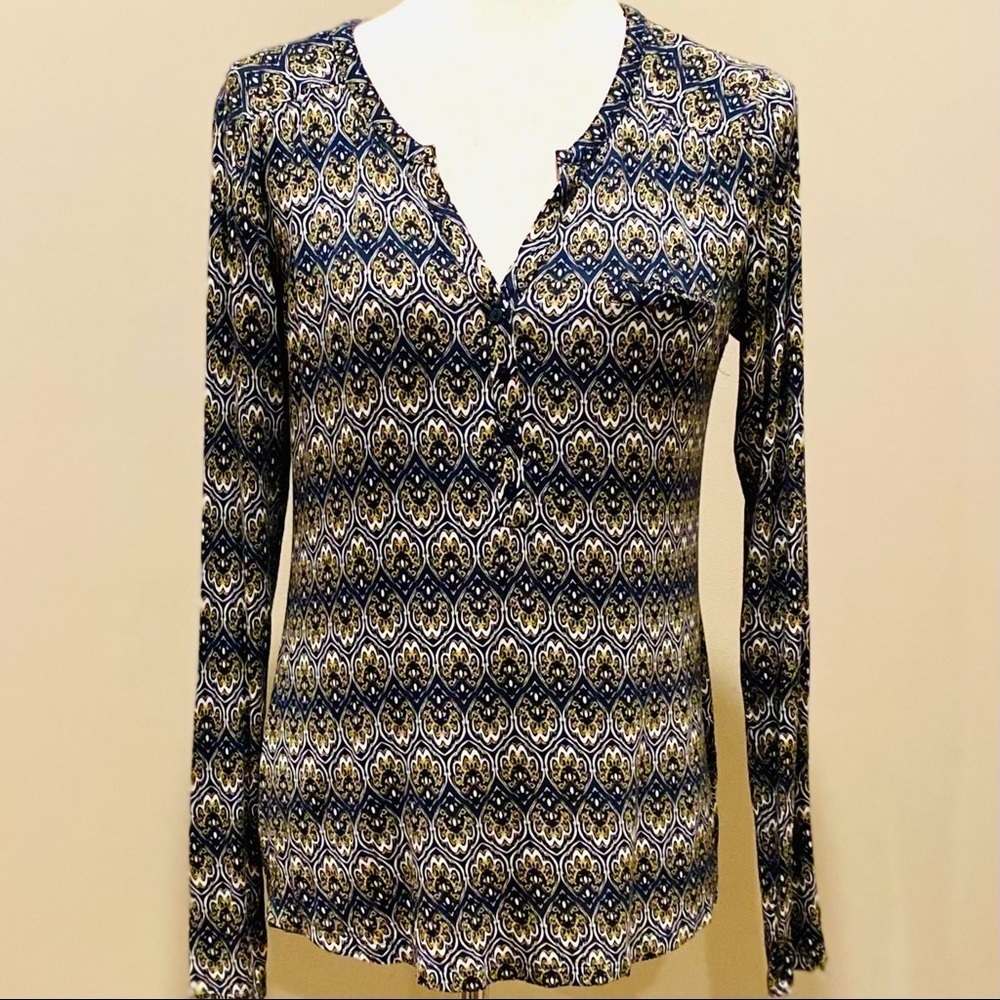 H&M | Long Sleeve Henley Top